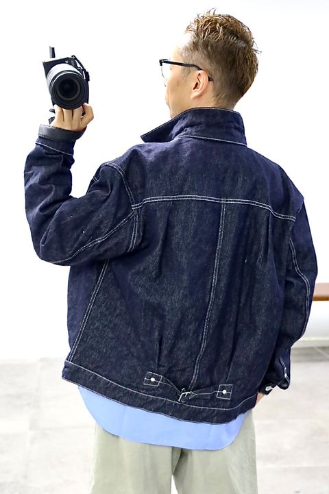 COMME des GARCONS HOMME 26FW 綿反応デニムジャケットスタイル