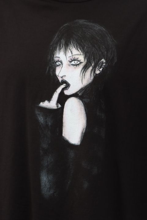 Yohji Yamamoto MAHABARA PLAIN STITCH WOMAN PRINT SHORT SLEEVES style.2022.1.30 ※2月2日発売