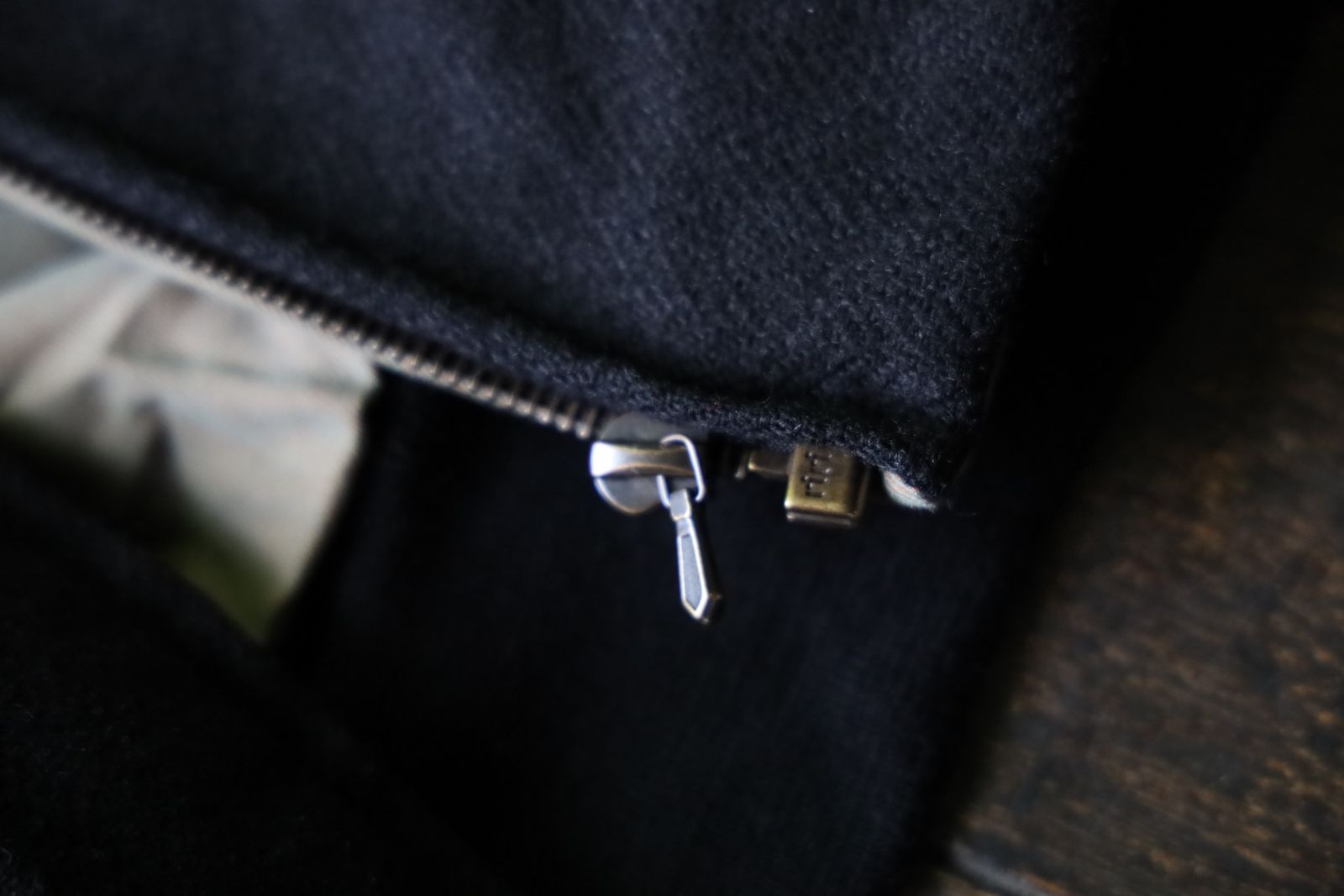 アプレッセ Tweed Harrington Jacket(24AAP-01-20H)BLACK