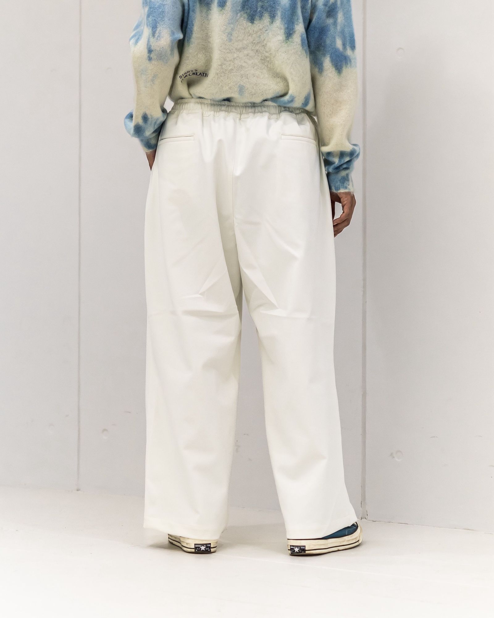 S.F.C 25FW エスエフシー WIDE TWO TUCK BAGGY PANTS (SFCFW25P07)White
