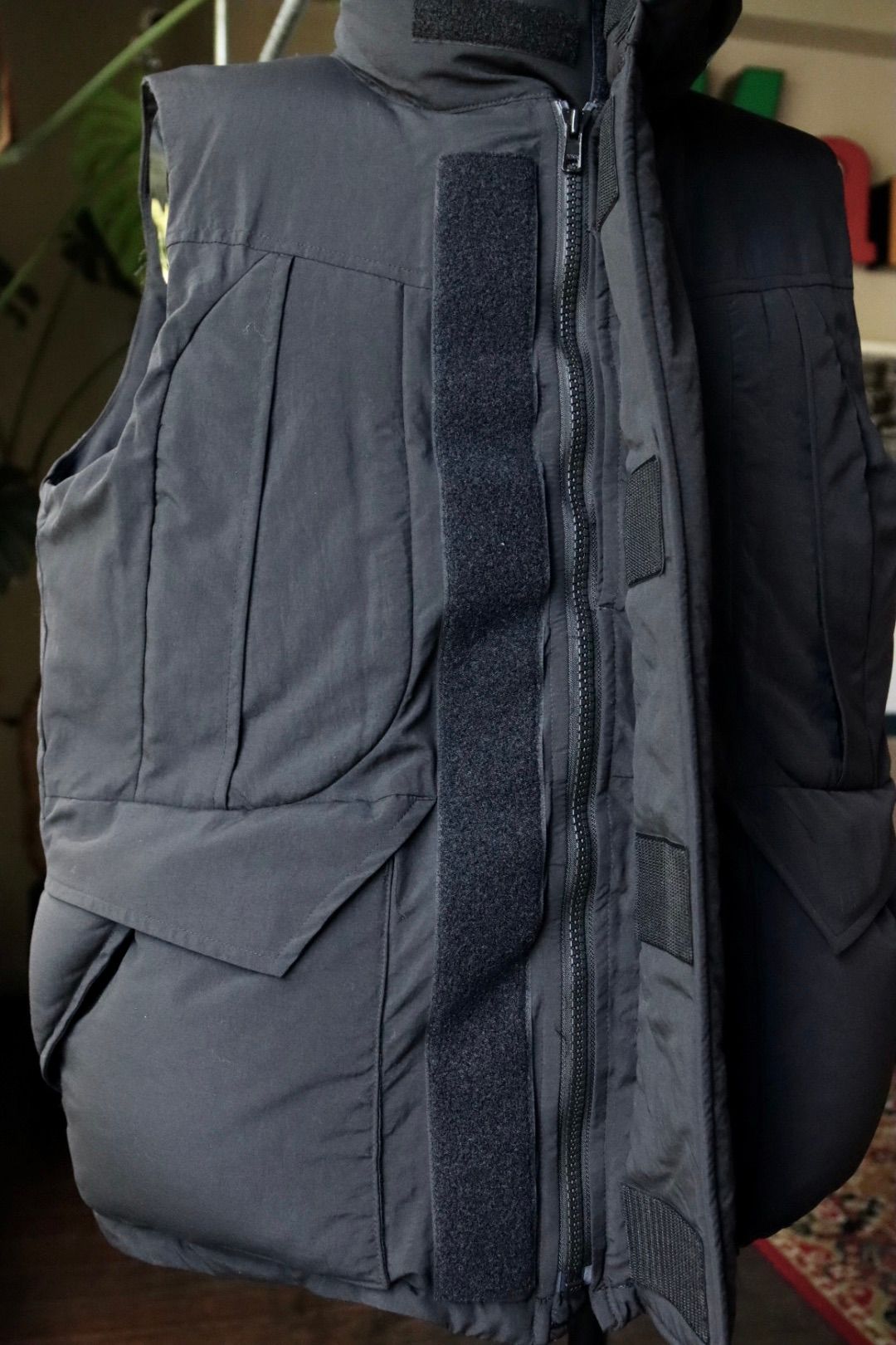S.F.C エスエフシー23FW GOZILLA 700FILL VEST(SFCFW23J03)Black