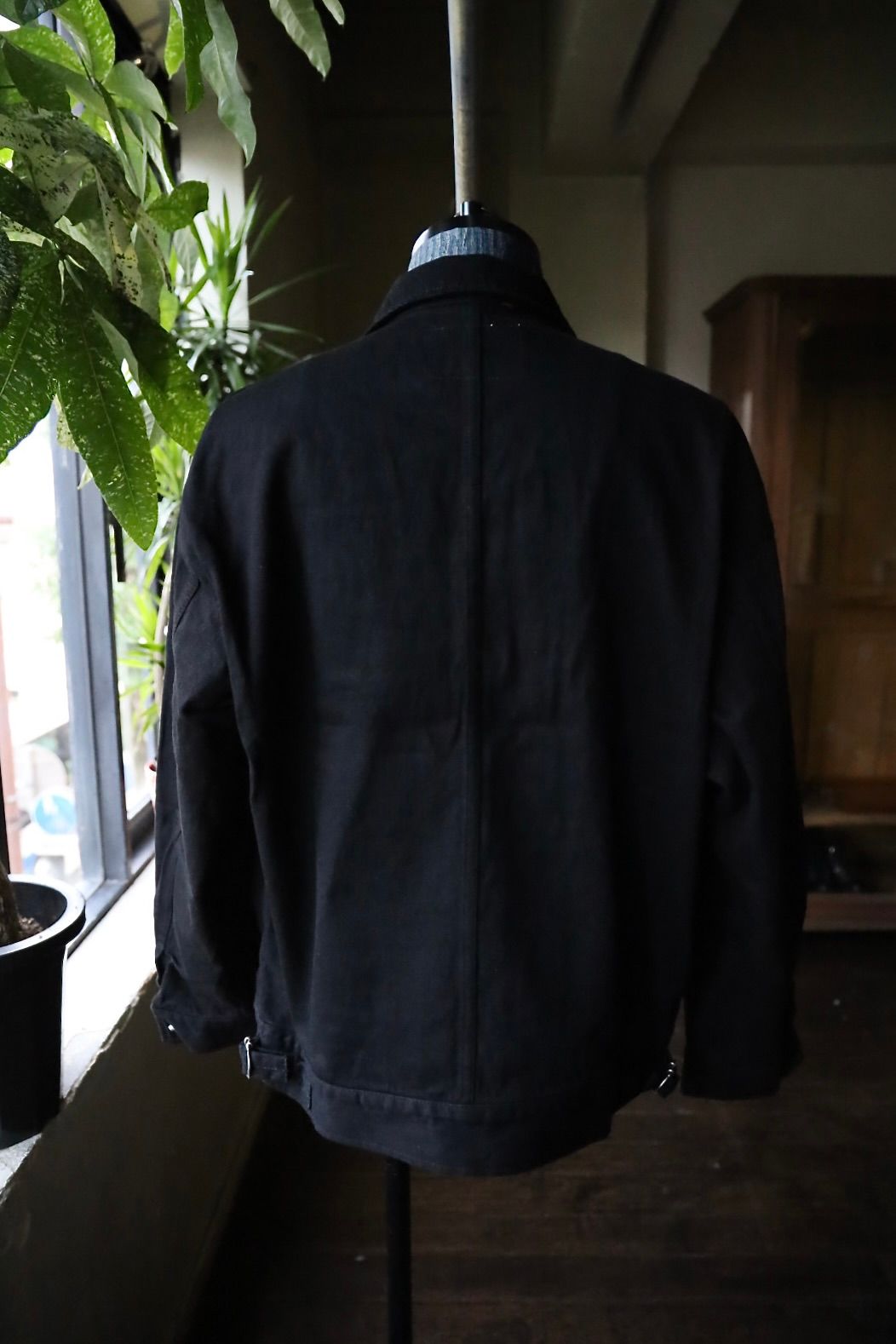 グラフペーパー Selvage Denim Zip Jacket(GU253-20056RB) BLACK_WASHED