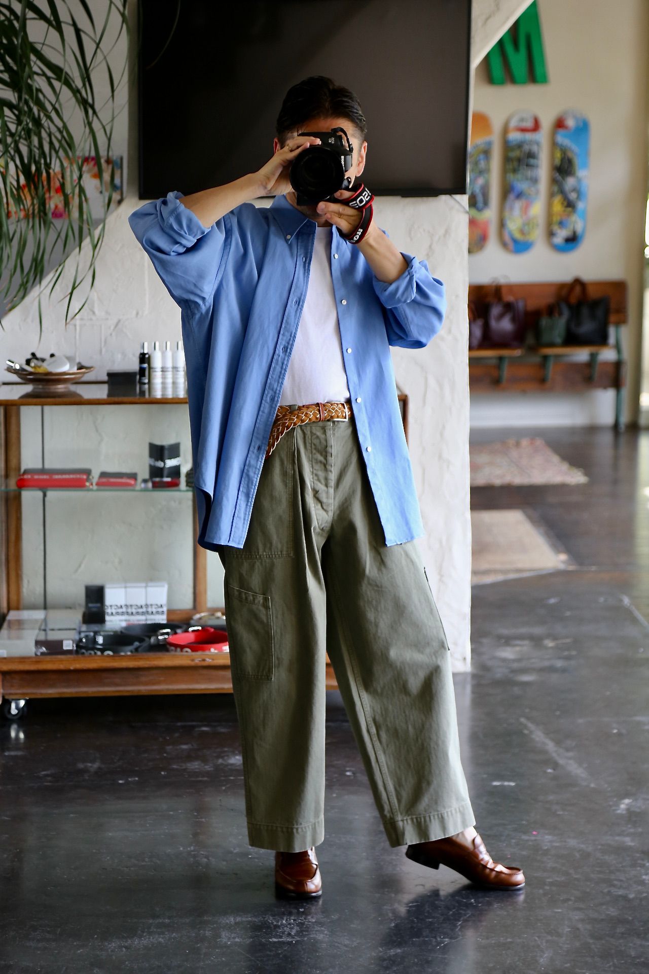 送料無料 A.PRESSE USAF Hemmed Bottom Pants サイズ1 ワークパンツ