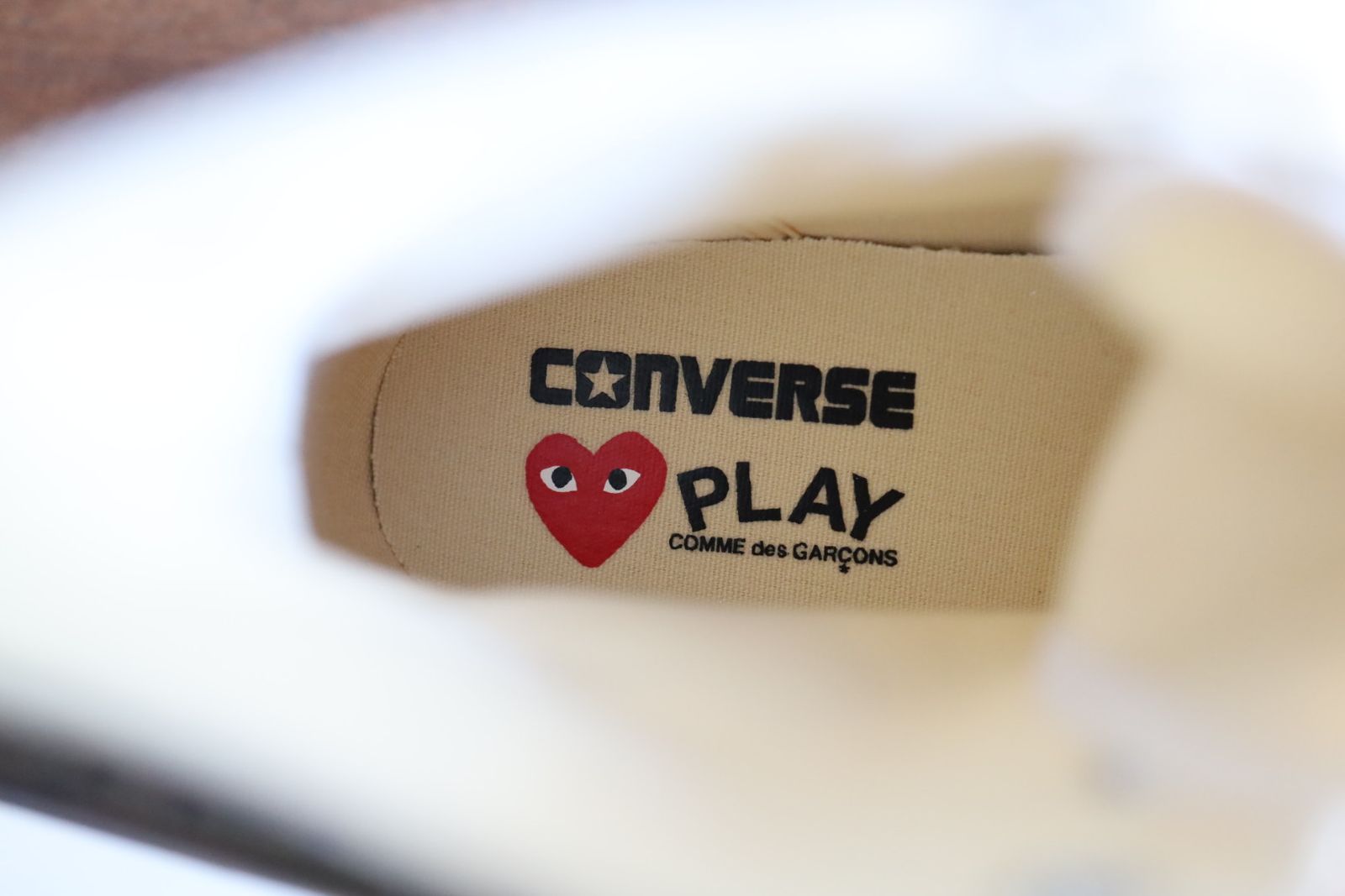 プレイコムデギャルソン PLAY CONVERSE CHUCK TAYLOR(AZ-K124-001-2)WHITE