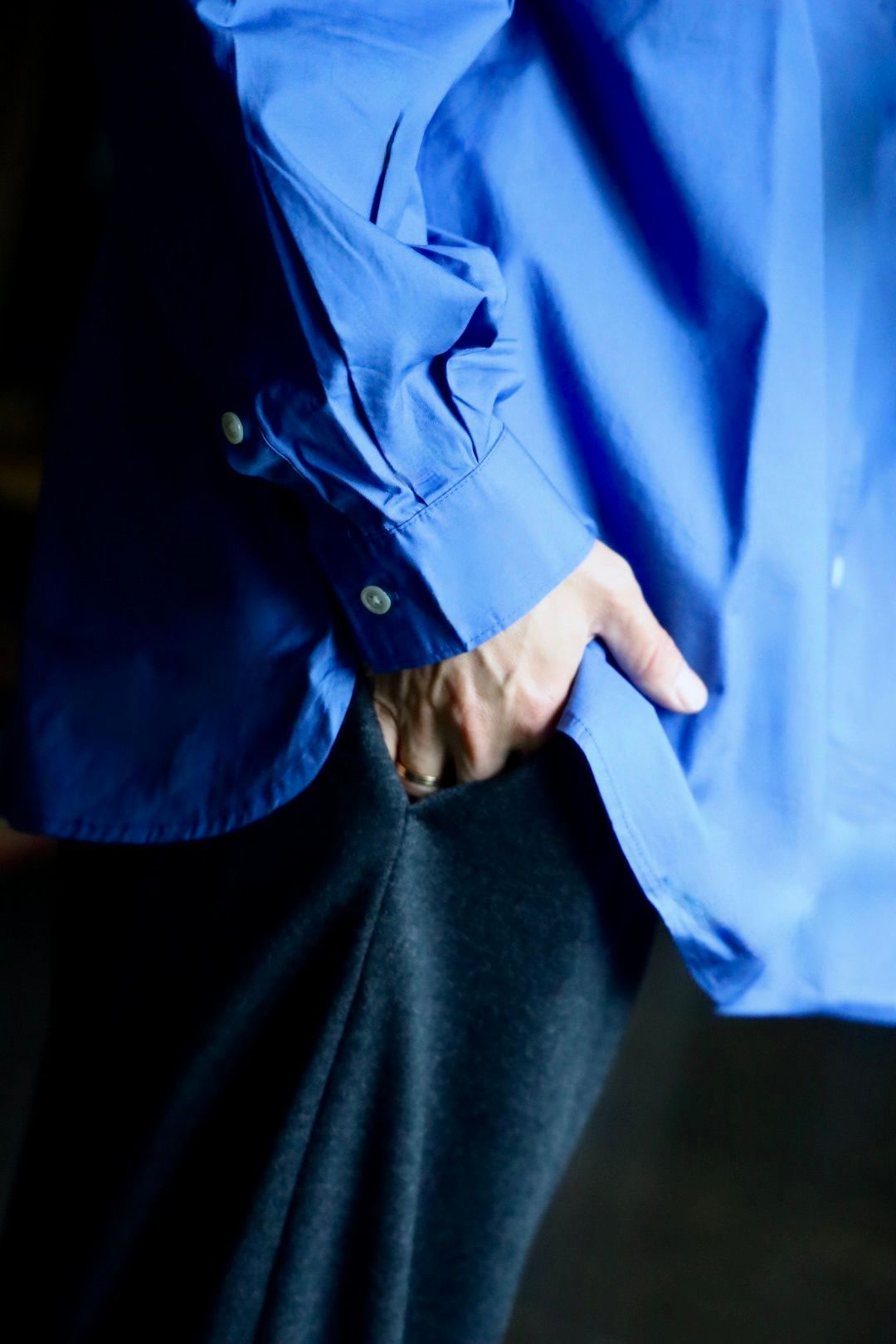 フレッシュサービス CORPORATE UNIFORM L/S SHIRT(FSC253-50105B)BLUE☆8月9日(土)発売！