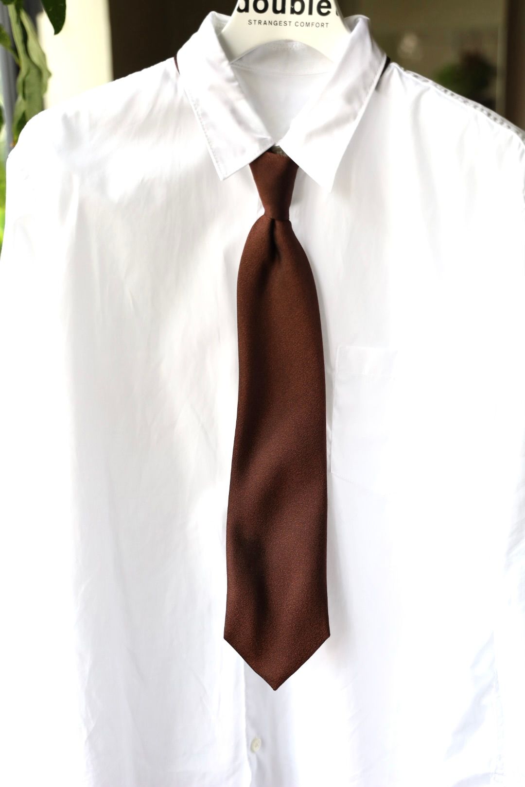 doublet ダブレット26AW TSHAPE MEMORY SHIJIRA TIE (26AW37BL269)BEIGE☆8月15日(土)発売！