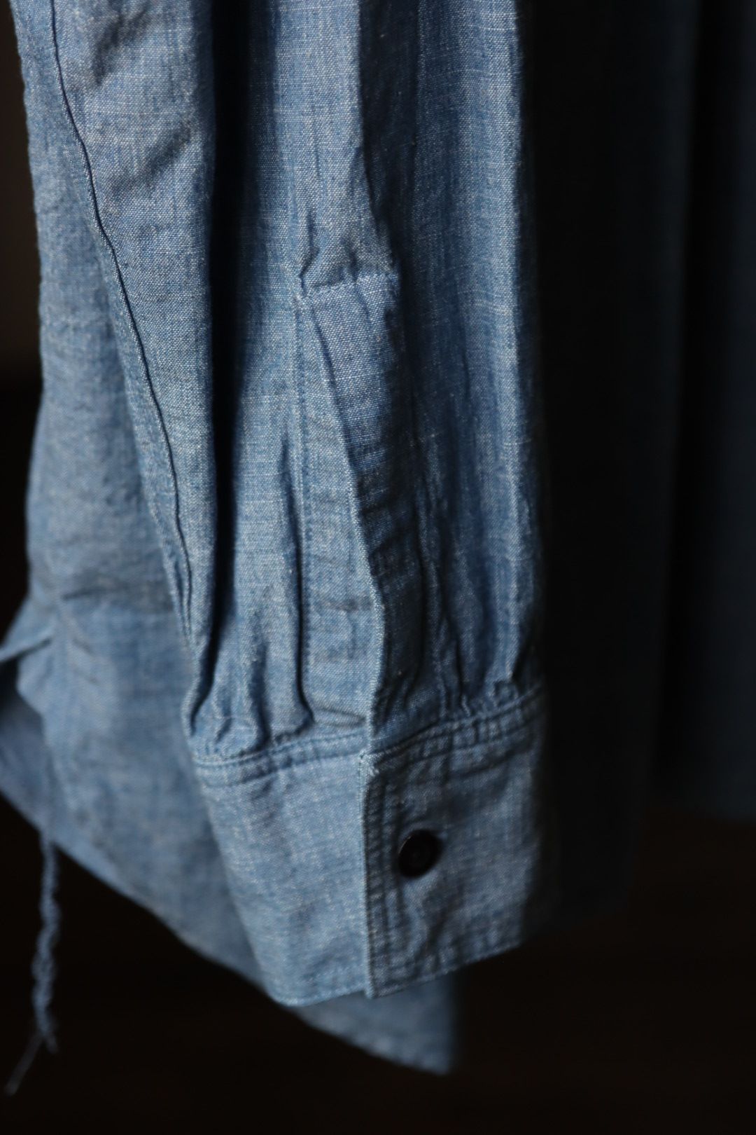 A.PRESSE - アプレッセ23AWシャツ BB Washed Chambray Shirt A.PRESSE - アプレッセ23AWシャツ BB Washed Chambray Shirt