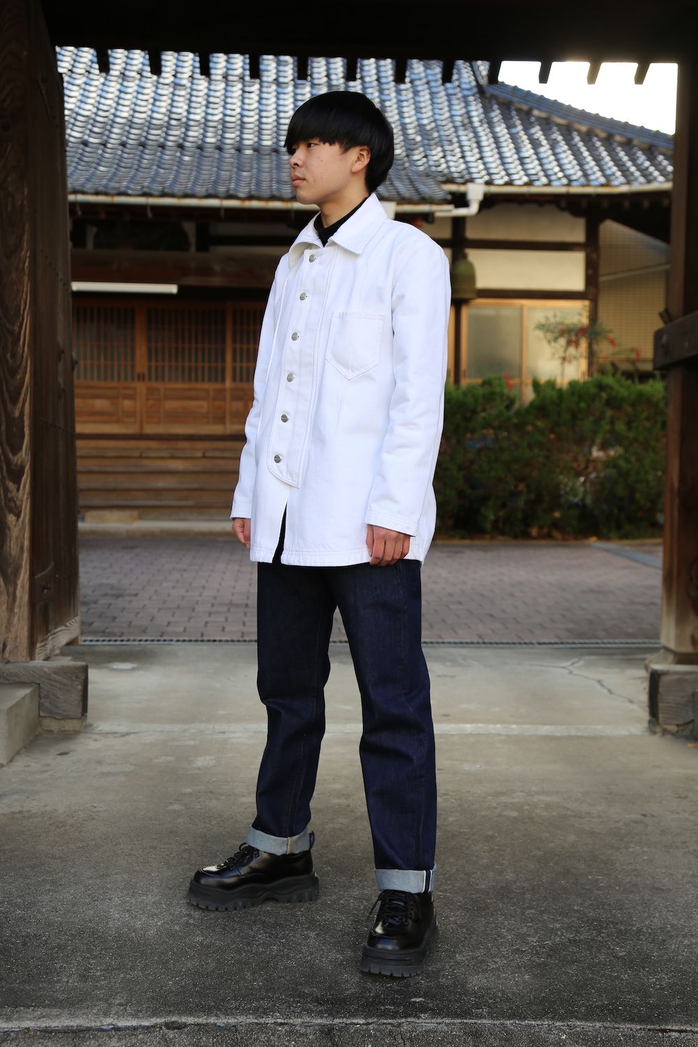 CIOTA 本藍スビンコットン13.5ozストレートデニム"NAVY" style 2020.12.25.