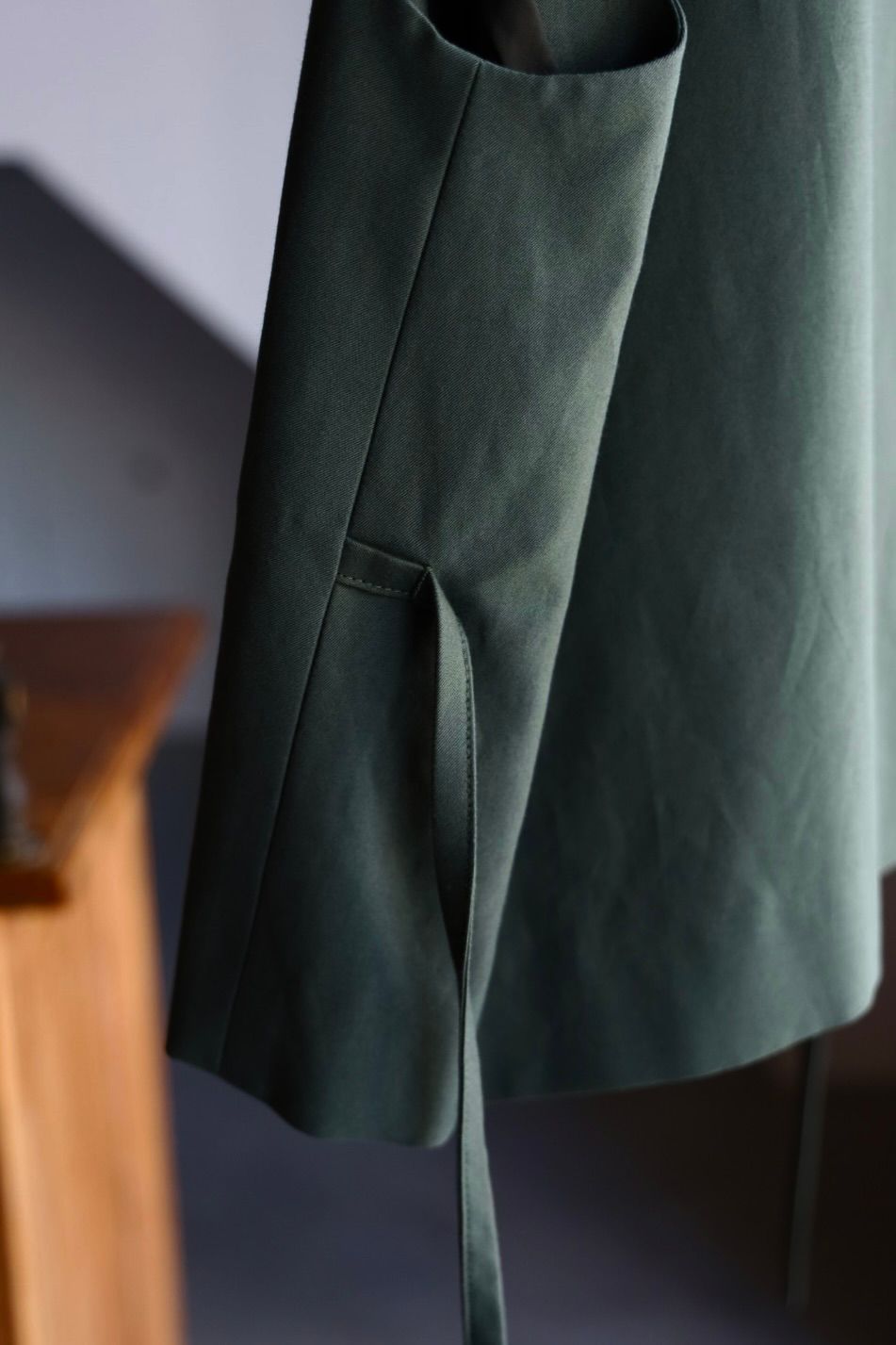 Graphpaper 25AW Women's Cotton Cupro Back Satin Gilet(GL253-30346)GREEN☆9月6日(土)発売！