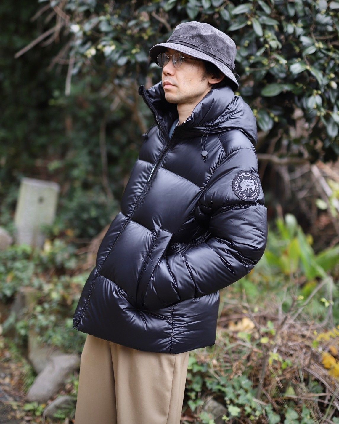 CANADA GOOSE カナダグース Crofton Puffer Black Labelスタイル ...