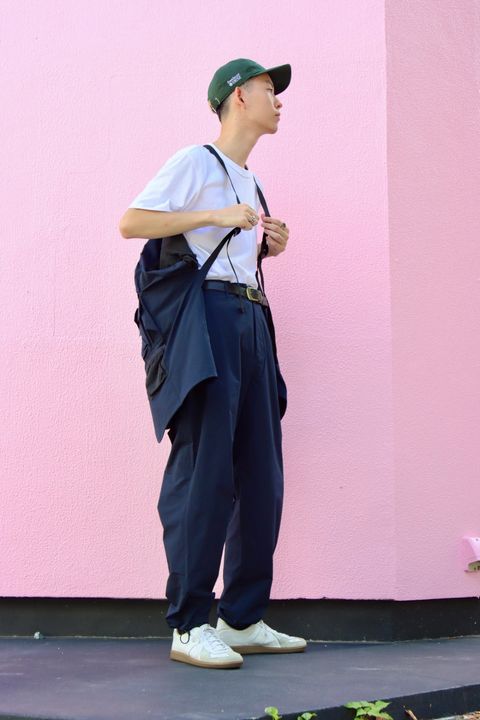 FreshService × HOUYHNHNM コラボセットアップスタイル
