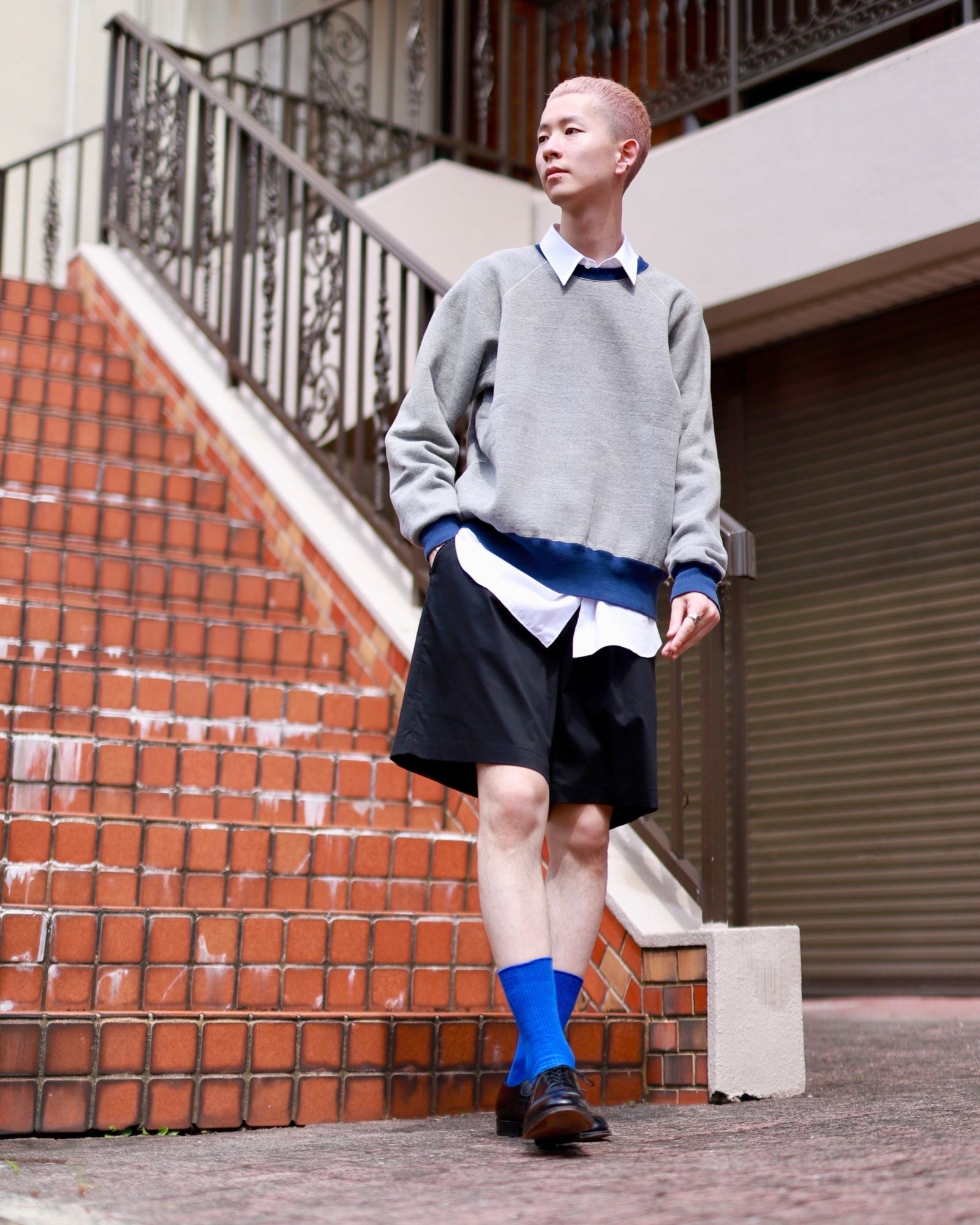 A.PRESSE アプレッセ 23AW Vintage Sweatshirtスタイル
