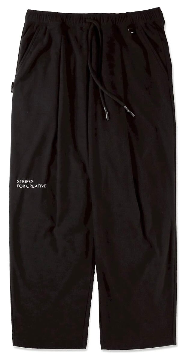 S.F.C 25FW SPOT エスエフシー FLEECE WIDE TAPERED EASY PANTS(SFCFW25P01SP)Black☆12月20日(土)発売！