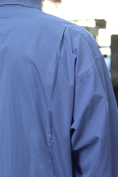 Graphpaper High Count Broad Stripe Regular Collar Shirt style.2022.12.10