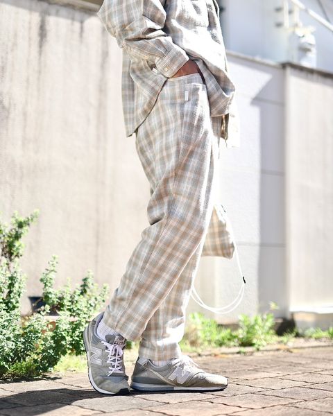 STRIPES FOR CREATIVE FW23 SFC OG CHECK SHIRT&PANTSスタイル
