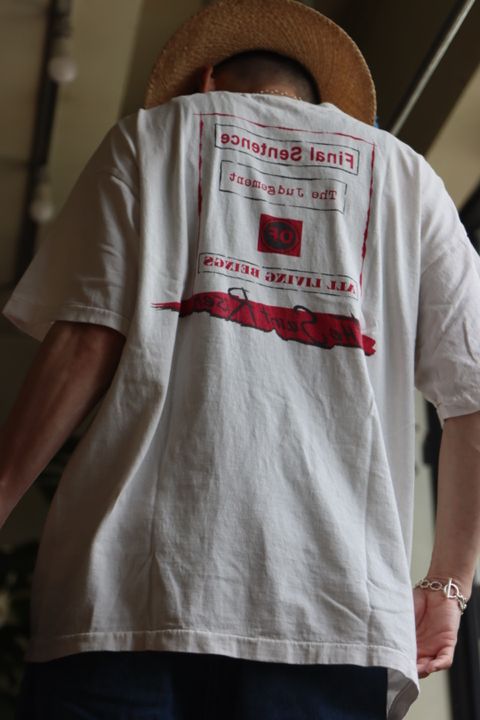 ©SAINT M×××××× × DENIM TEARS HOLY STATE TEE style.