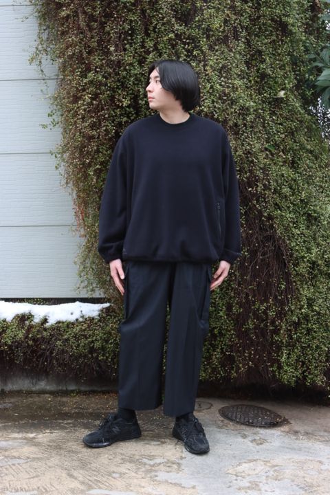 blurhms Drill Chambray Super Wide 6P Slacks style.2023.1.27
