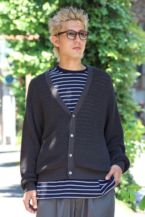Graphpaper Coiled Wool Nylon Cardigan PICK UP STYLE !