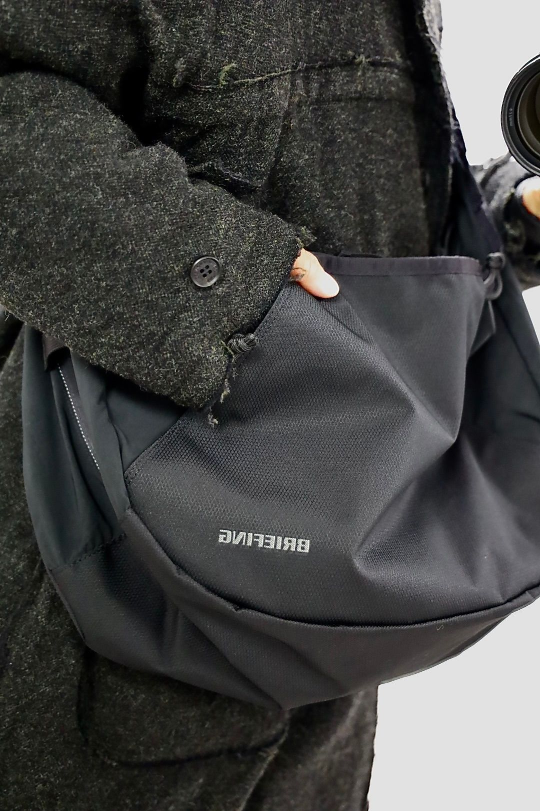 コムデギャルソンオム25FW ウールツイードヘリンボーンコート(HP-C003-051)KHAKI★10月3日(金)発売！