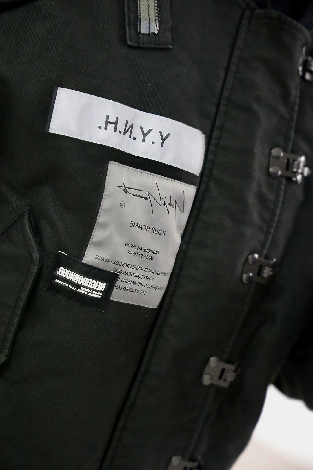 Yohji Yamamoto × NEIGHBORHOOD A-1 デッキジャケット(252SPYYN-JKM02S)BLACK★12月5日(金)発売！