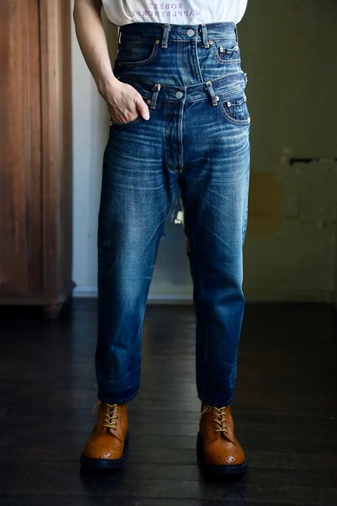 JUNYA WATANABE MAN ダブルウエストLevi's Wネームデニムスタイル.2025.4.12.