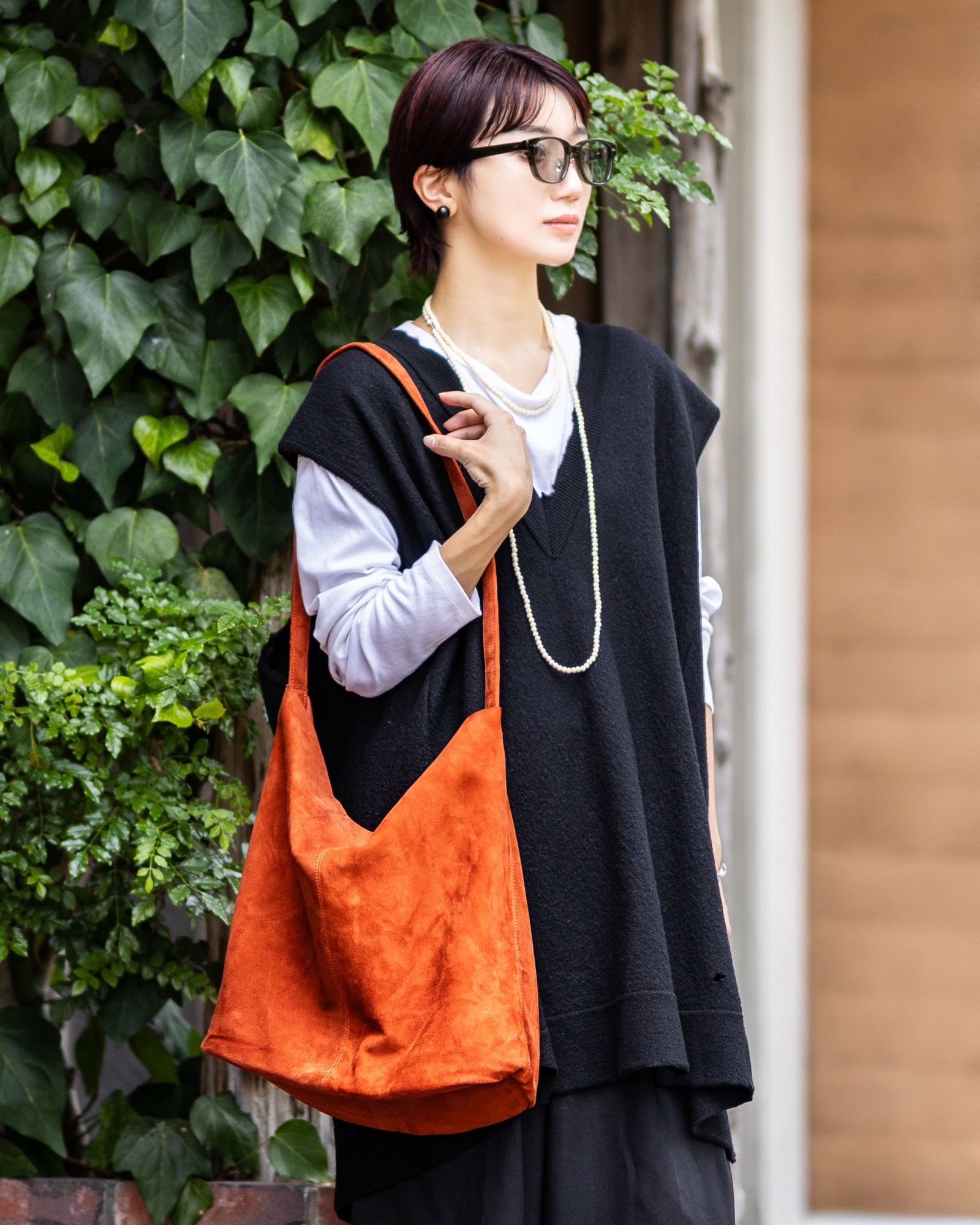 Morphee / モルフェトートバッグ 3WAY LARGE TOTE(L SIZE)SUEDE [TERACOTTA]☆新作発売！