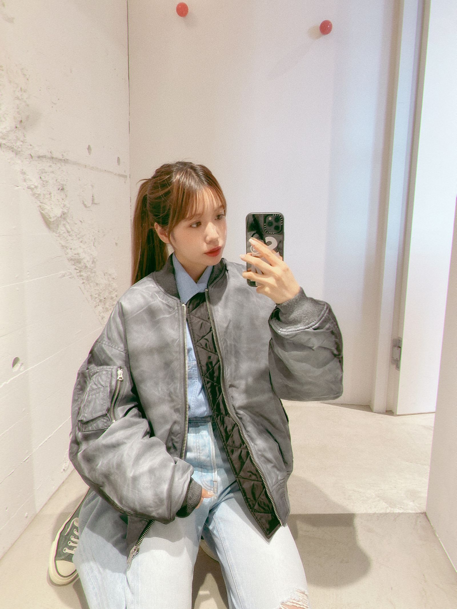 YOKE 新作SPREY PRINTED BOMBER JACKET style.2024.8.23