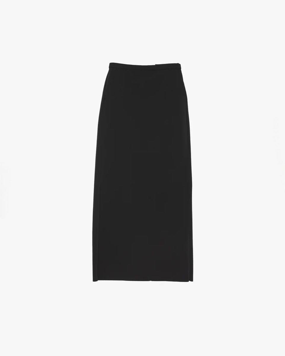 Graphpaper 25SS WOMENS PERTEX Equilibrium Over Length Pencil Skirt(GL251-40247)BLACK