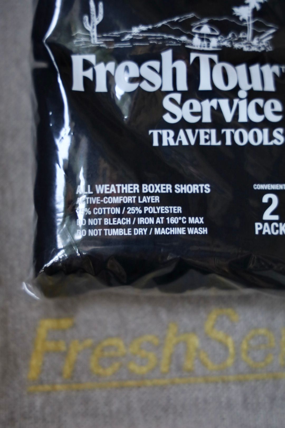 フレッシュサービス 2-PACK ALL WEATHER BOXER SHORTS(FSP253-70206B)BLACK★8月16日(土)発売！