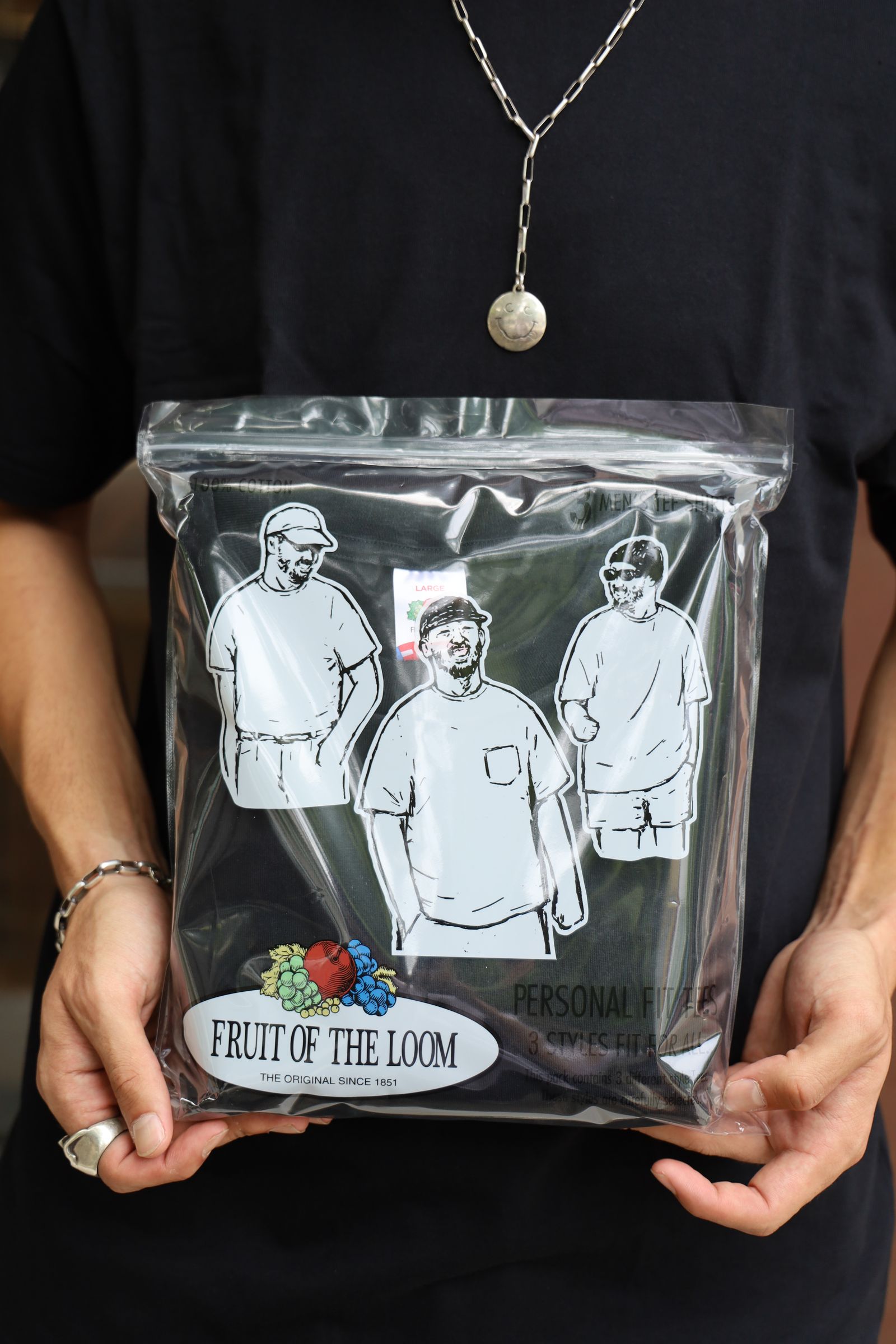 FRUIT OF THE LOOM Personal Fit 3P PACK T(タイトフィット) style 2024.5.15