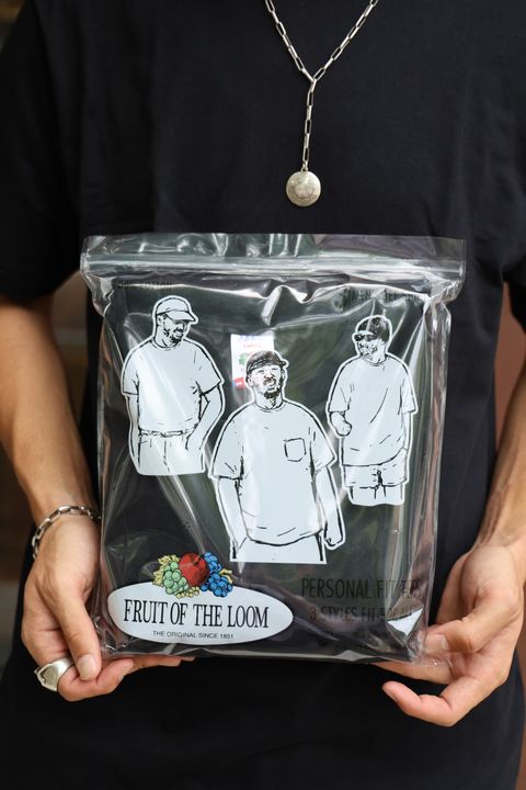 FRUIT OF THE LOOM Personal Fit 3P PACK T(タイトフィット) style 2024.5.15