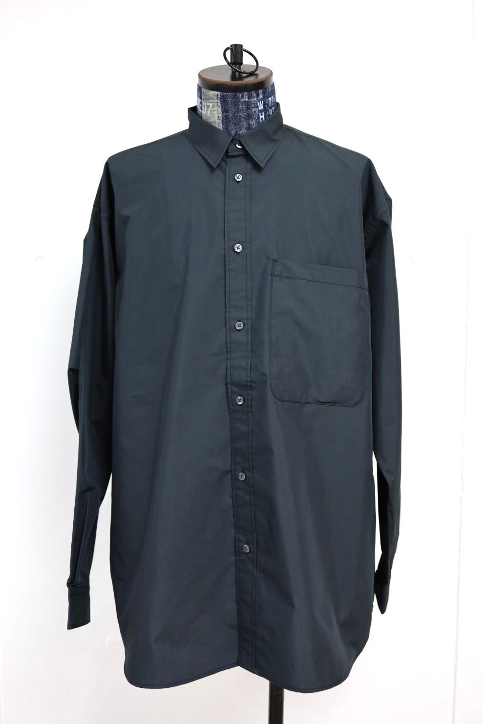 DAIWA PIER39(ダイワピア39) TECH REGULAR COLLAR SHIRT L/S SOLID(BE-81026)INK BLACK☆2月21日(土)発売！