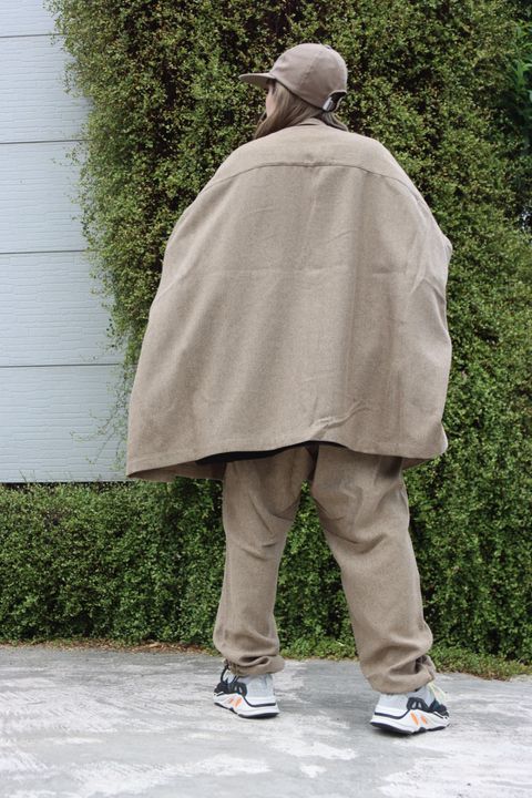 S.F.C-Stripes For Creative- 新作TAILORED SHIRT JACKETセットアップstyle.2023.9.14