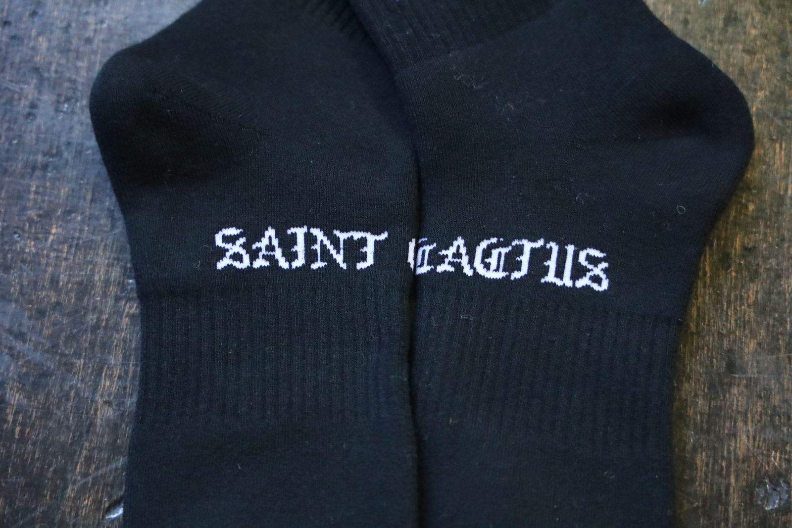 セントマイケル24AW SNT PLANT CP_SOCKS(SM-YS1-0000-C14)BLACK