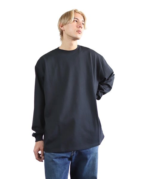 グラフペーパー Heavy Weight L/S Oversized Tee(BLACK)