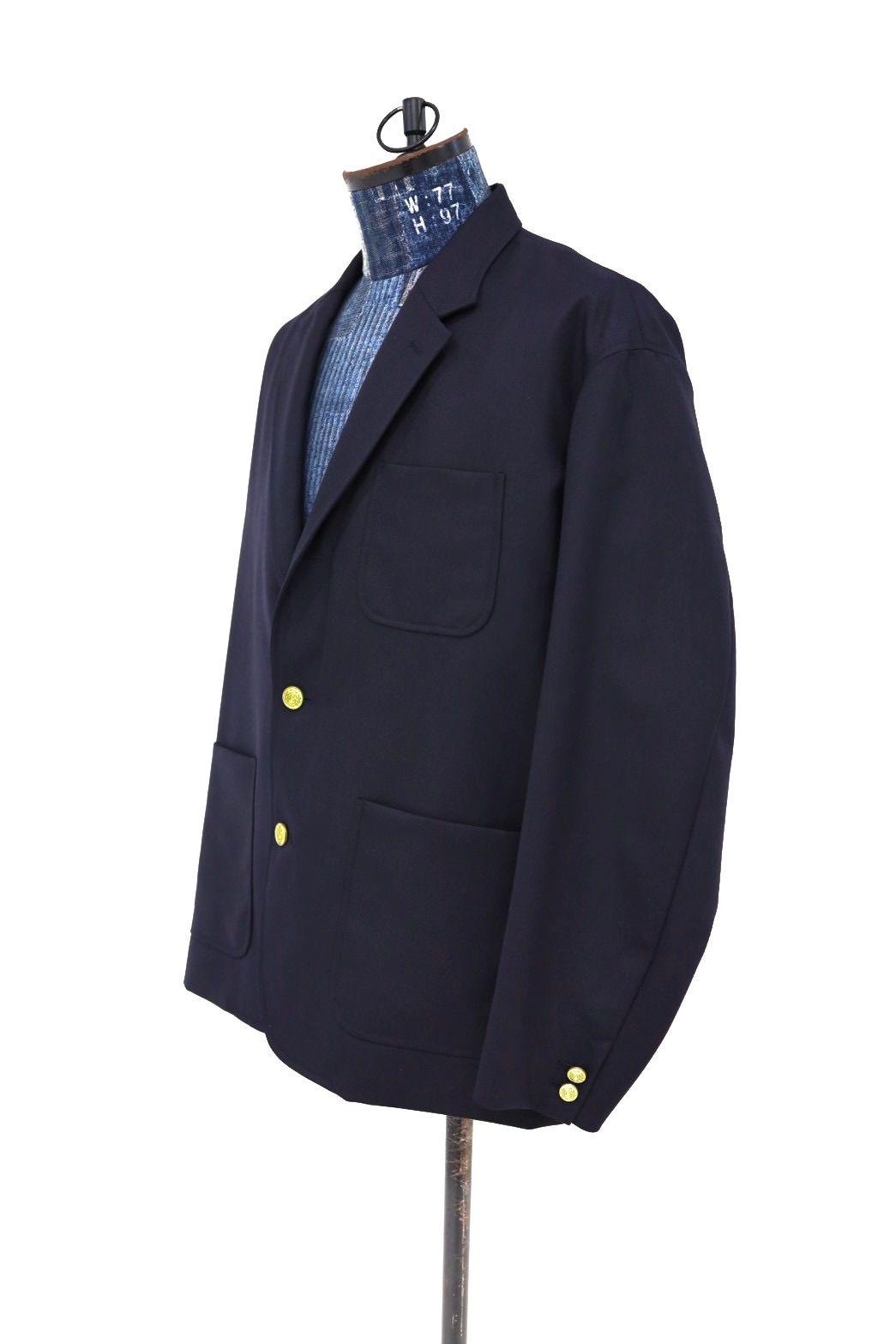 フレッシュサービス WOOL SERGE COLLEGE BLAZER (FSC261-10212)NAVY★2月14日(土)発売
