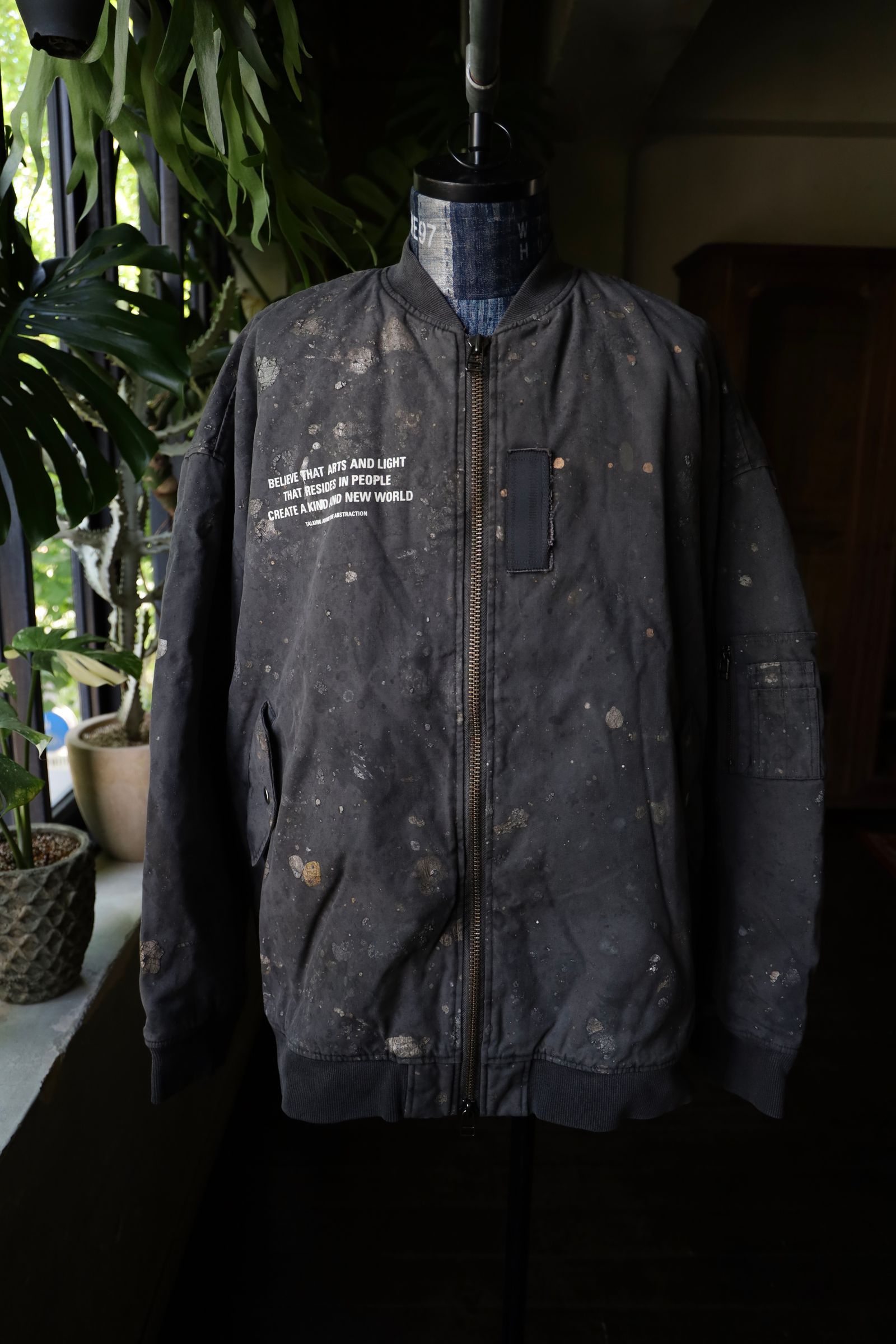トーキングアバウト ジ アブストラクション ATELIER CLOTH MA-1(SW-J-002R)ASSORT