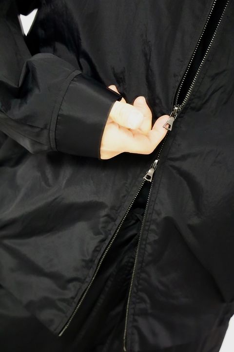 blurhms 26SS Poly-Silk Zip Jacketスタイル.2026.3.14.