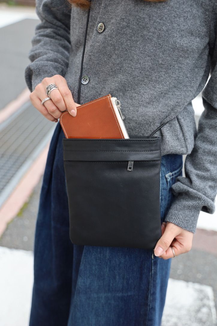 Morphee / モルフェ  MINI SHOULDER POUCH(MSP) BLACK☆新作発売！