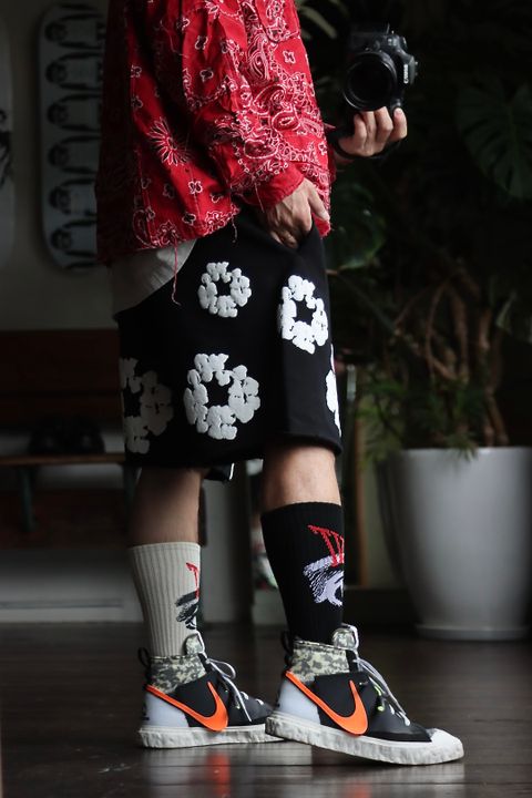 レディメイド×デニムティアーズREADYMADE×DENIM TEARS SWEAT SHORTSスタイル.2022.9.29.