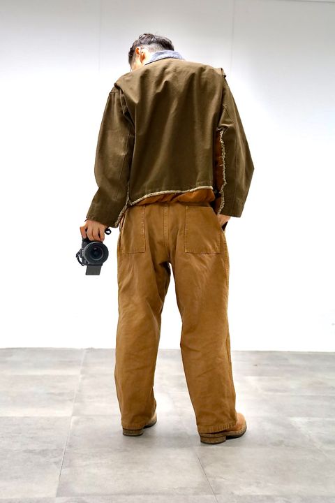 YOKE ヨーク26SS Connected Work Jacketスタイル