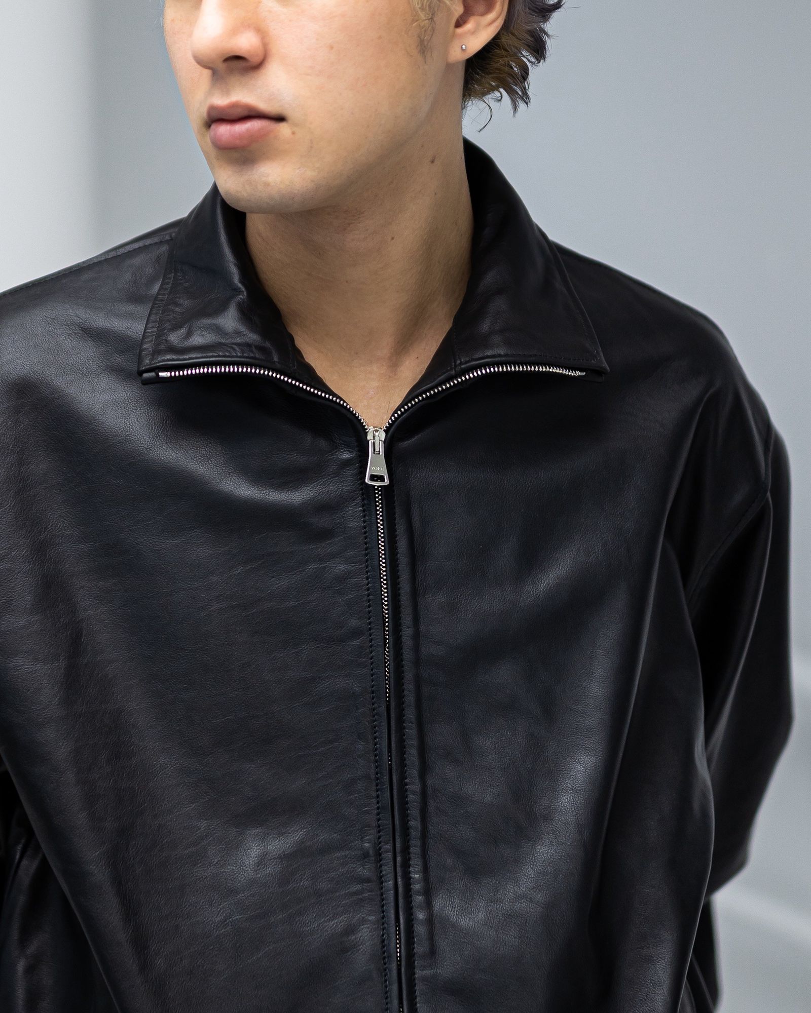 YOKE Carf Leather Truck Jacket (BLACK)1月24(土)新作発売！