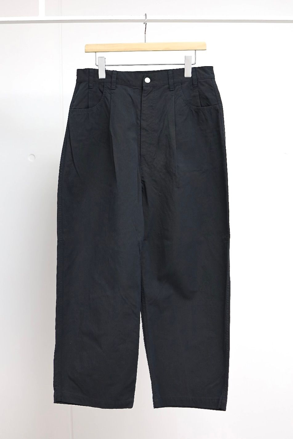 コムデギャルソンオム26SS ナイロンオックス製品染ワークパンツ(HQ-P003-051)BLACK☆2月6日(金)発売！