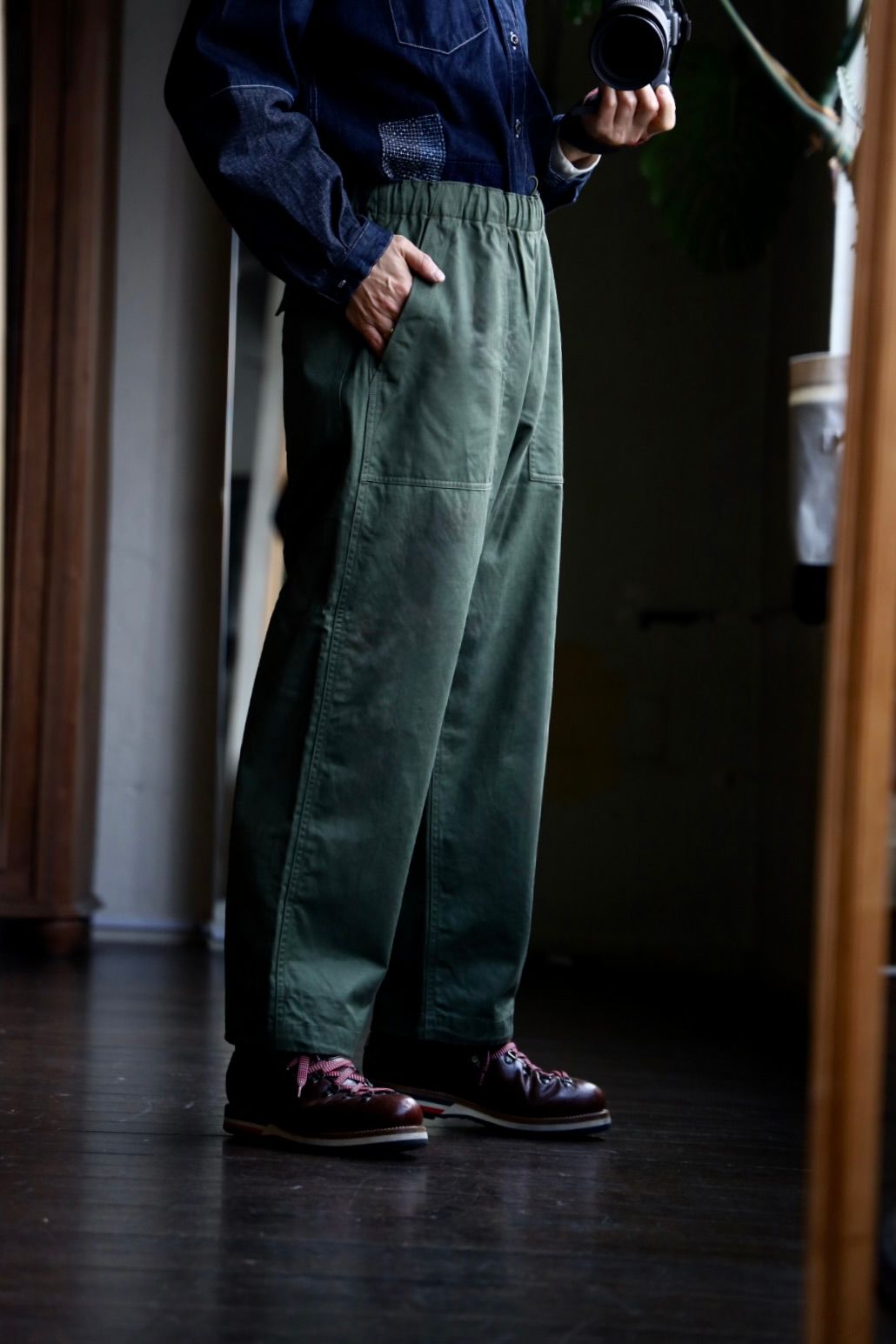 フレッシュサービス UTILITY BAKER PANTS(FSC251-40139)OLIVE