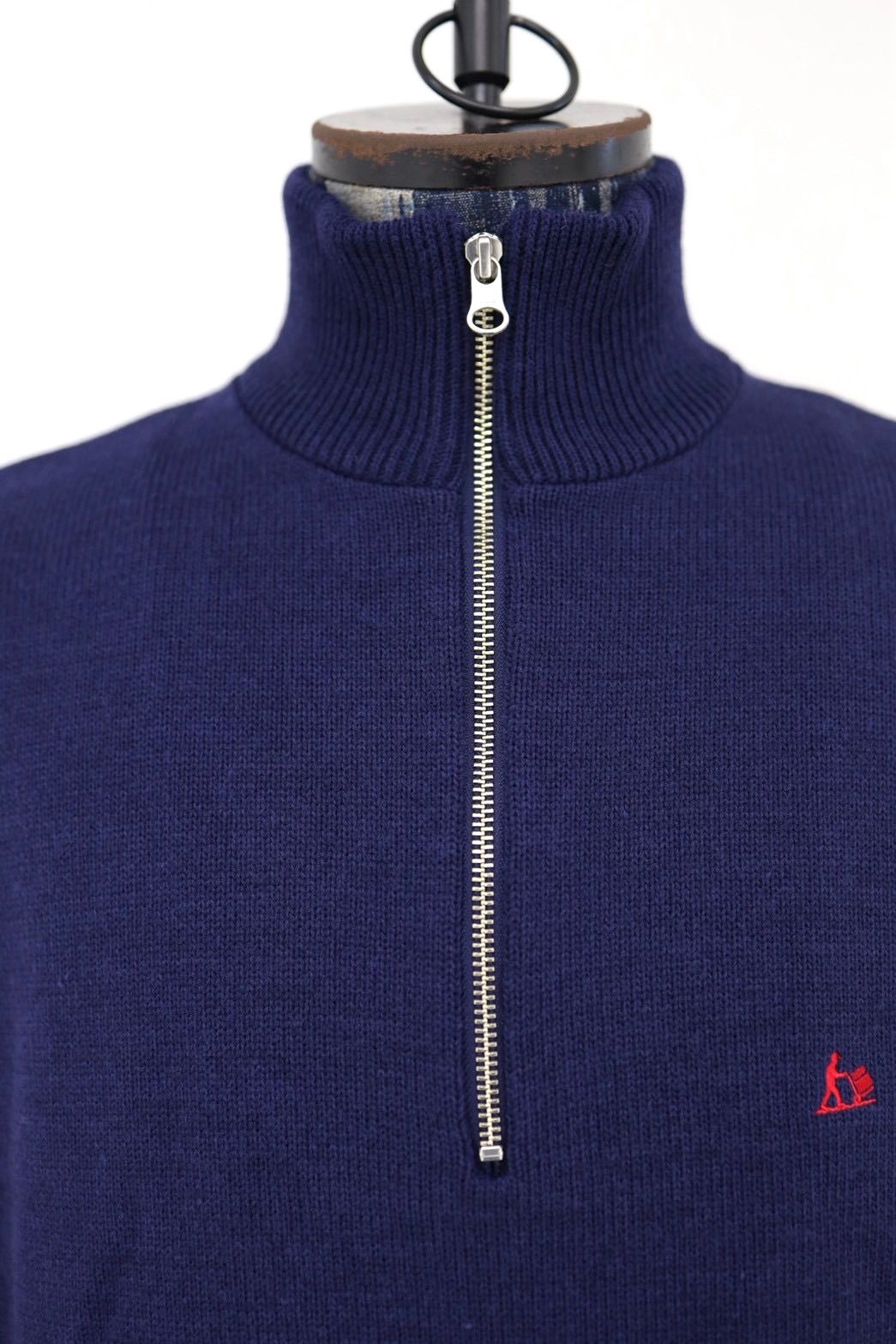 フレッシュサービス 26AW THERMAL JERSEY HARF ZIP KNIT(FSC263-80009)NAVY☆10月17日(土)新作発売！
