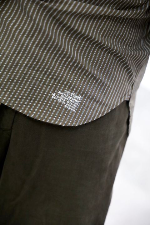 FreshService 26SS CHRAFTeX® L/S STRIPE SHIRT"BROWN STRIPE"スタイル