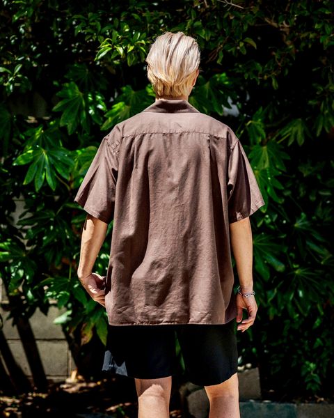 YOKE GARMENTDYED COTTON SILK TWILL OPEN COLLAR SHIRT 5月3日(土)新作発売！