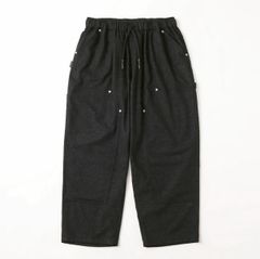 S.F.C 25FW エスエフシー CASHMERE WOOL DOUBLE KNEE PANTS(SFCFW25P08)Black M★11月22日(土)発売！
