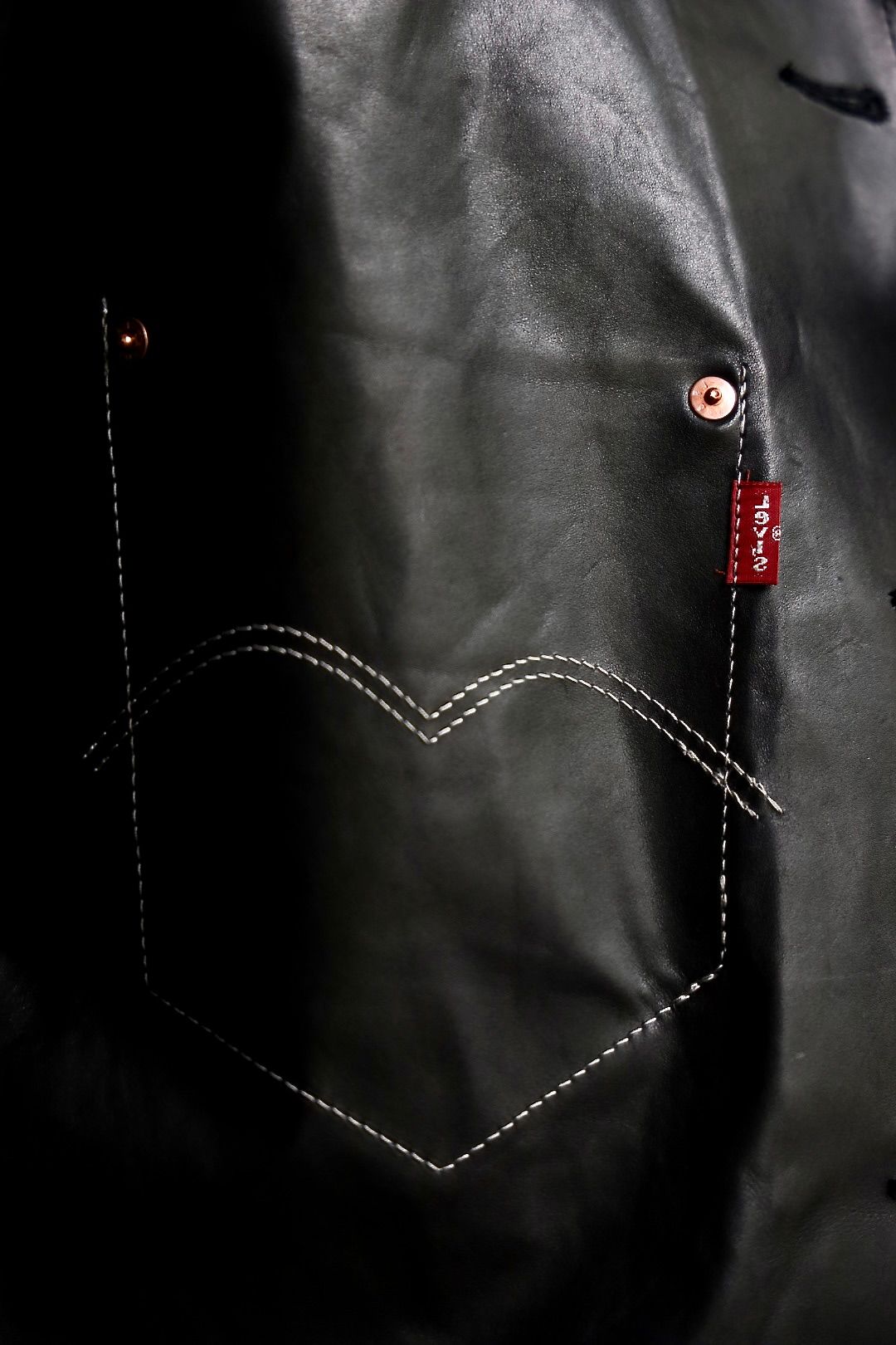 eYe JUNYA WATANABE MAN Levi’s Wネームレザージャケットスタイル2024.9.20.