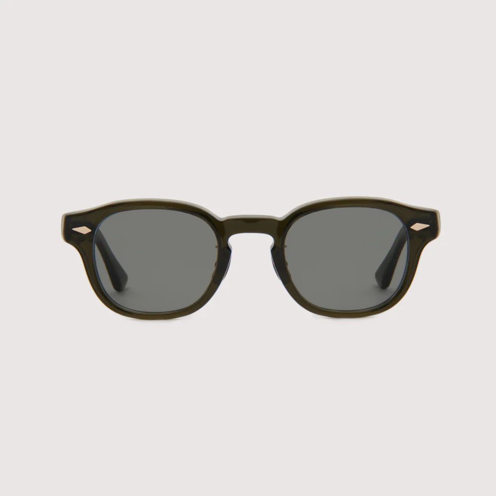 ノチノオプティカル "NOCHINO FR" #5.CREAR SMOKE OLIVE × GREY GREEN to D.GREY (調光モデル)